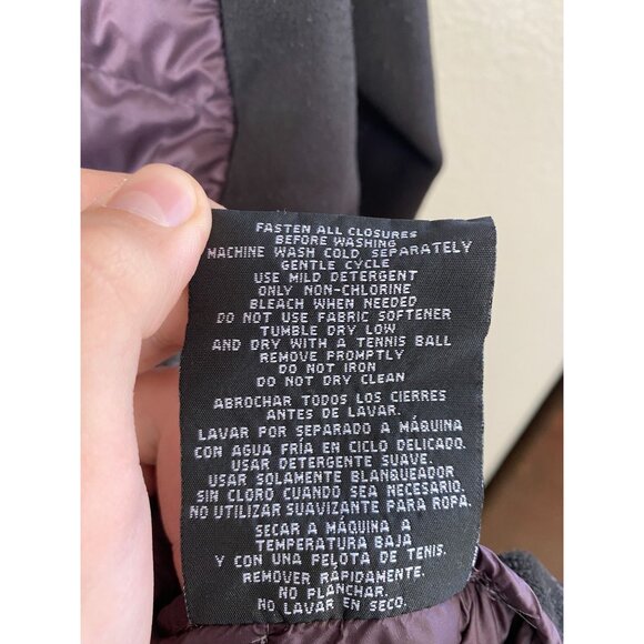 Weatherproof 32 Degrees Womens Lightweight Hybrid Jacket L Purple Black Full-Zip - Picture 6 of 7